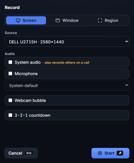 A capture of the SnapBuddy recorder window, ready to annotate.